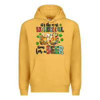 Mustard its the most wonderful time for a year Premium Hoodie - MaliasSmallBusiness