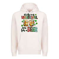 Pale Pink its the most wonderful time for a year Premium Hoodie - MaliasSmallBusiness