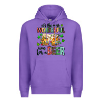Purple its the most wonderful time for a year Premium Hoodie - MaliasSmallBusiness