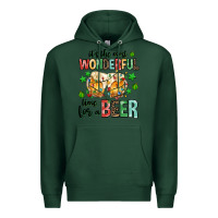 Sports Green its the most wonderful time for a year Premium Hoodie - MaliasSmallBusiness