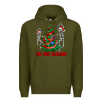 Army Green tis the season Premium Hoodie - AdoDesignShop
