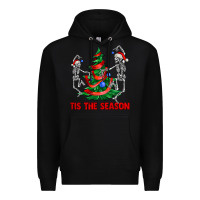 Black tis the season Premium Hoodie - AdoDesignShop