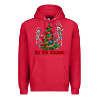 Cardinal tis the season Premium Hoodie - AdoDesignShop