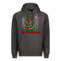 Charcoal Heather tis the season Premium Hoodie - AdoDesignShop