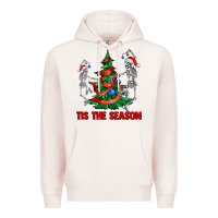 Pale Pink tis the season Premium Hoodie - AdoDesignShop