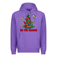 Purple tis the season Premium Hoodie - AdoDesignShop