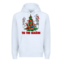 White tis the season Premium Hoodie - AdoDesignShop