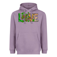 Lavender love luck with clover Heavyweight Hoodie - NancyCooperArtShop