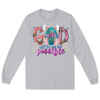 Moon Dust with god all things are possible Long Sleeve Tee - RacoonDesign