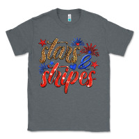 Charcoal Heather stars and stripes Classic Tee - HRA Design Shop