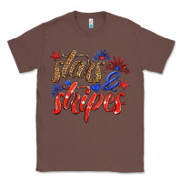 Chestnut stars and stripes Classic Tee - HRA Design Shop
