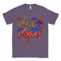 Lavender stars and stripes Classic Tee - HRA Design Shop