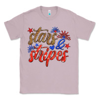 Lilac stars and stripes Classic Tee - HRA Design Shop