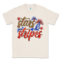 Natural stars and stripes Classic Tee - HRA Design Shop