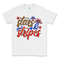 White stars and stripes Classic Tee - HRA Design Shop