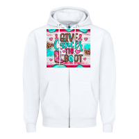 White give cancer the boot Zipper Hoodie - JahusDesignShop