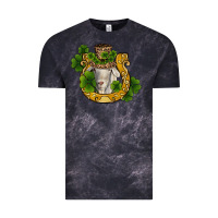 Cloud Black st patricks day goat horseshoe shamrock Vintage Tee - RanaPortraitStore