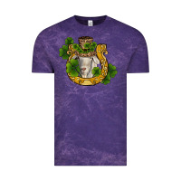 Cloud Purple st patricks day goat horseshoe shamrock Vintage Tee - RanaPortraitStore
