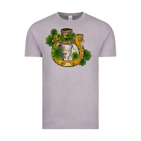 Vintage Zinc st patricks day goat horseshoe shamrock Vintage Tee - RanaPortraitStore