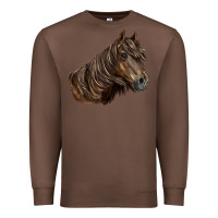 Chestnut missouri horse Premium Sweatshirt - LillyAllenDesigns