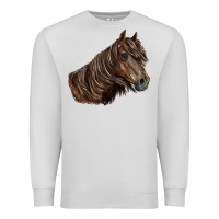 Dove Grey missouri horse Premium Sweatshirt - LillyAllenDesigns