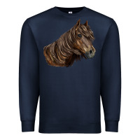 Navy missouri horse Premium Sweatshirt - LillyAllenDesigns