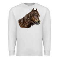 Oatmeal Heather missouri horse Premium Sweatshirt - LillyAllenDesigns