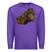 Purple missouri horse Premium Sweatshirt - LillyAllenDesigns