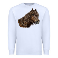 White missouri horse Premium Sweatshirt - LillyAllenDesigns