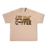 Burro keep calm and make coffee Urban Heavy Tee - BarkalooDesign