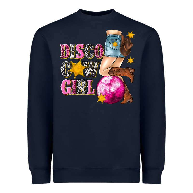Disco Cowgirl Heavyweight Sweatshirt by texasbilliewilder | Teevron