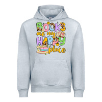 Heather Grey books are my happy place Urban Hoodie - Artiststas