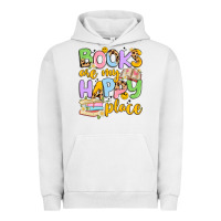 Pigment Lunar Rock books are my happy place Urban Hoodie - Artiststas