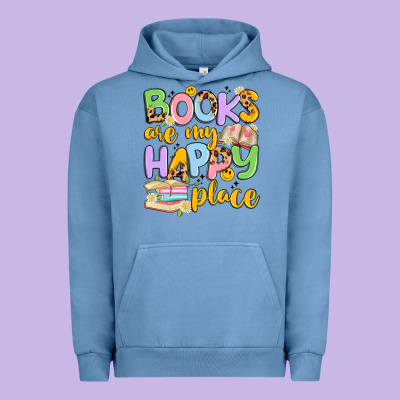 Books Are My Happy Place Urban Hoodie Designed By Artiststas
