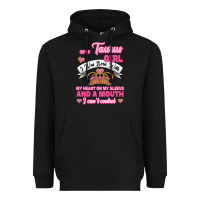 Black as a taurus girl zodiac girls Heavyweight Hoodie - Jasminsmagicworld