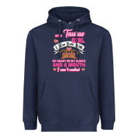 Navy as a taurus girl zodiac girls Heavyweight Hoodie - Jasminsmagicworld