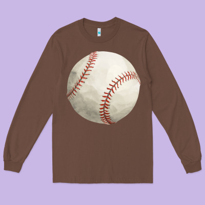 Baseball Fa Element Long Sleeve Tee Designed By Fadigitalartstudio