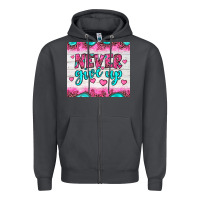 Smoke never give up Zipper Hoodie - JahusDesignShop