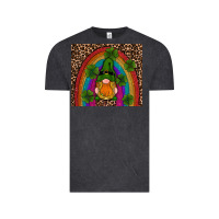 Vintage Black st patricks day gnomes shamrock rainwow Vintage Tee - RanaPortraitStore