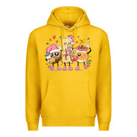 Lemon mexican christmas pan dulce cartoon characters Premium Hoodie - MaliasSmallBusiness