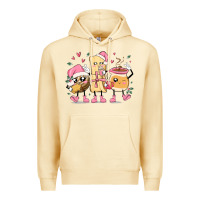 Pina Colada mexican christmas pan dulce cartoon characters Premium Hoodie - MaliasSmallBusiness
