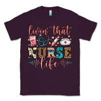 Plum livin' that nurse life Classic Tee - FaDigitalArtStudio