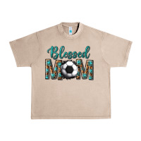 French Oak western blessed mom with soccer Urban Heavy Tee - texasbilliewilder