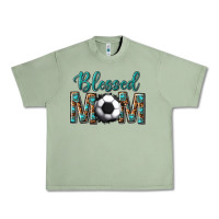 Oil Green western blessed mom with soccer Urban Heavy Tee - texasbilliewilder
