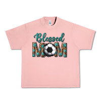 Salmon western blessed mom with soccer Urban Heavy Tee - texasbilliewilder