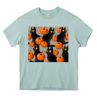 Arona black cat with pumpkins tumbler Heavy Core Tee - LillyAllenDesigns