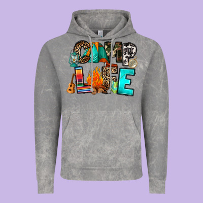 Vintage Hoodie camp life