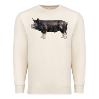 Sandshell berkshire pig Premium Sweatshirt - LillyAllenDesigns