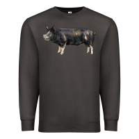 Smoke berkshire pig Premium Sweatshirt - LillyAllenDesigns