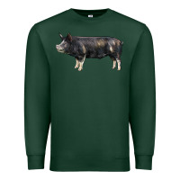 Sports Green berkshire pig Premium Sweatshirt - LillyAllenDesigns